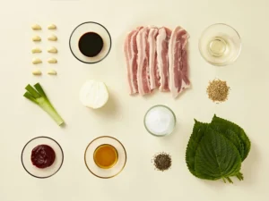 제육볶음 재료컷