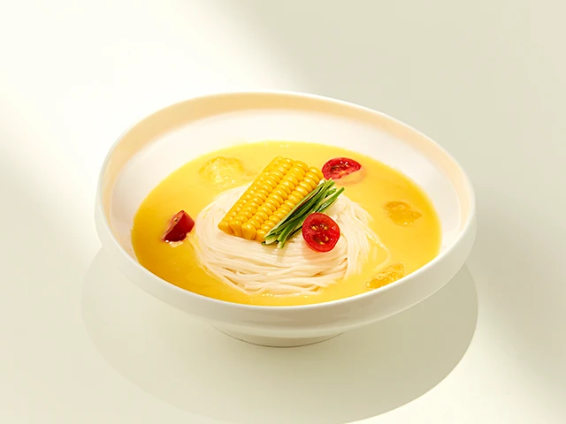 초당옥수수 국수 완성