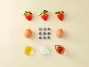 수플레오믈렛 재료컷